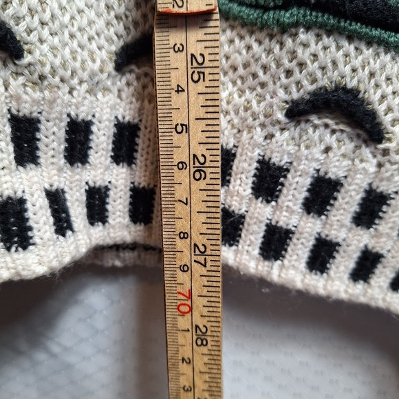 Vtg PROTEGE 3-D Knit Crewneck Sweater Sz XL Multi Cosby Pullover Y2K 90s Hip-Hop - Picture 7 of 7